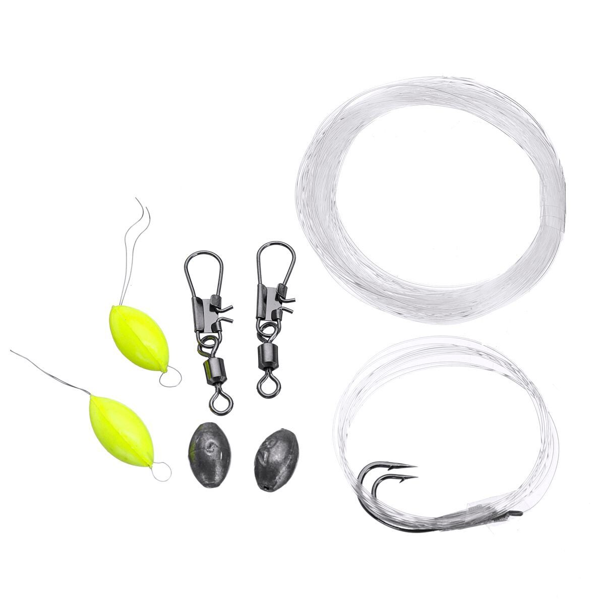 Assortiment De Pêche Multi-espèces – 100 Pièces – Leurres Et Kits Neufs
